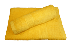 Tibex Froté ručník Bobby tmavě žlutý
