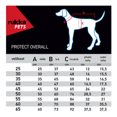 RUKKA PETS Rukka Protect Overall pláštěnka/kombinéza černá 50