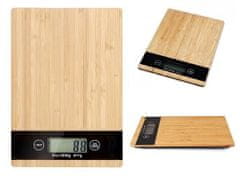 APT AG51N Bambusová kuchyňská váha 5kg LCD 23x16cm