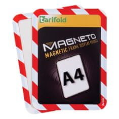 Tarifold Kapsy Tarifold Magneto bezpečnostní - A4 / červeno-bílá / 2 ks / magnetické