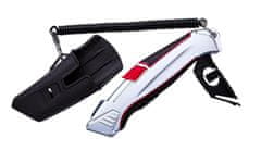 Techni Trade Bezpečnostní nůž automatický s pouzdrem-kovový, keram.čepel, TT