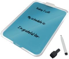 Leitz Stolní skleněná tabulka Cosy na poznámky klidná modrá