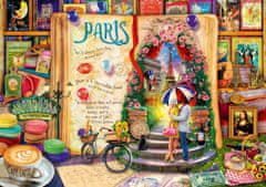 Blue Bird Puzzle Život jako otevřená kniha: Paříž 4000 dílků