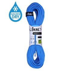 Beal Horolezecké lano Beal Joker 9,1mm UNICORE GOLDEN DRY modrá|60m
