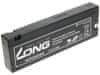 Long Long WP1223A 12V 2.1Ah 25.2Wh olověný akumulátor pro profesionální videokamery a defibrilátory