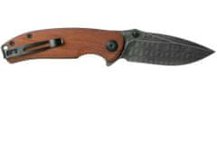 Civilight C2020DS-2 Pintail Damascus Cuibourtia Wood kapesní nůž 7,6 cm, damašek, dřevo