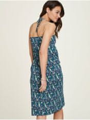 Tranquillo Modrá dámská květovaná variabilní sukně Tranquillo XS