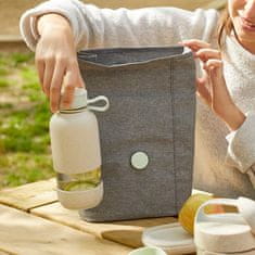 Lékué Lékué, Termotaška na svačinový box Lunchbag To Go Organic | šedá