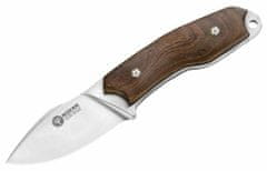 Böker Arbolito 02BA371G El Héroe vnější nůž 7,5 cm, dřevo Guayacan, kožené pouzdro