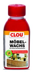 Clou Möbelwachs, vosk k ošetřování nábytku. Jemná péče s čistícím účinkem pro pěstěný vzhled, proti vysychání dřeva. Obsahuje přírodní včelí a karnaubský vosk. Neobsahuje organická rozpouštědla. 150 ml