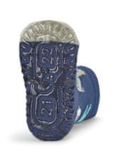 Sterntaler ponožky ABS protiskluzové chodidlo AIR, 2 páry, safari, modré, šedé 8032220, 22