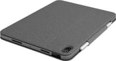 Logitech ochranný kryt s klávesnicí Folio Touch pro Apple iPad Air (4. generace), UK, šedá (920-009968)