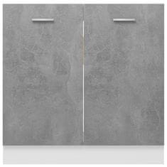 shumee Skříňka pod dřez betonově šedá 80 x 46 x 81,5 cm dřevotříska