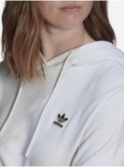Adidas Bílá dámská cropped mikina s kapucí adidas Originals S