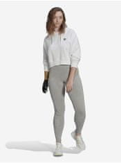 Adidas Bílá dámská cropped mikina s kapucí adidas Originals S