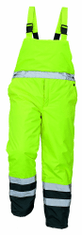 Cerva Group Zateplené voděodolné reflexní kalhoty na traky Padstow