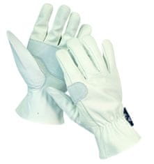 Free Hand Celokožené pracovní rukavice Crecca, mechanické - univezální