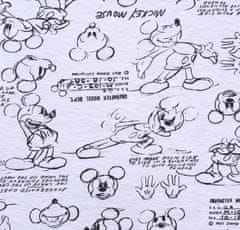 Disney Šedá noční košile s krátkým rukávem Mickey Mouse, M