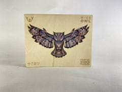 Dřevěné puzzle – Wise Owl - sova , M