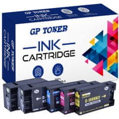 GP TONER 5x Kompatiblní inkoust pro Canon PGI-1500XL Maxify MB 2050 2150 2155 2350 2750 2755 sada (CMYKK)