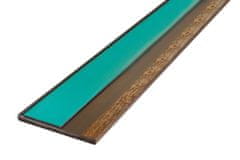 Samolepící krycí PVC lišta, Antracit hladký (701605-083), 4 cm