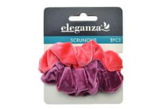 Eleganza  elastické gumičky do vlasů - 2ks, mix barev.