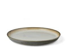Bitz , Mělký talíř 27 cm Grey/Cream | krémová