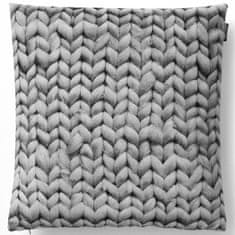 Snurk Povlak na dekorační polštář Snurk Twirre 50x50 cm | šedý