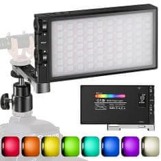Pixel G1s RGB LED video světlo s vestavěnou baterií a USB-C (150 LED diod, 2500–8500 K, 3200 mAh)