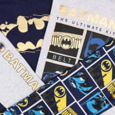 Batman 2x Šedé a tmavě modré pyžamo s dlouhým rukávem BATMAN, 116
