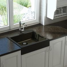 Axis Granitový modulový dřez Antiga 620 Barvy: černý a bílý granit - Pure white
