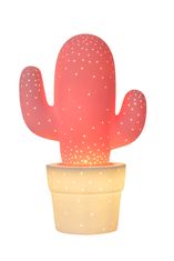 LUCIDE  CACTUS Pink stolní lampa