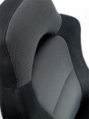 MAYAH Manažerská židle "Super Racer", černé/šedé čalounění, černý podstavec, 11187-01M