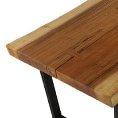 Vidaxl Konferenční stolek masivní dřevo suar 102 x 54 x 41 cm