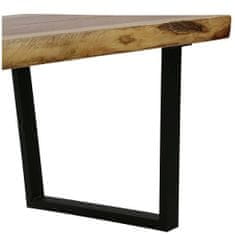 Vidaxl Konferenční stolek masivní dřevo suar 102 x 54 x 41 cm