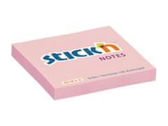 HOPAX Samolepící bloček Stick'n 21148 | 76x76 mm, 100 lístků, pastelově růžová