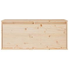 Greatstore Nástěnná skříňka 80 x 30 x 35 cm masivní borové dřevo