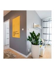 SMATAB® skleněná magnetická tabule žlutá neapolská 40 × 60 cm