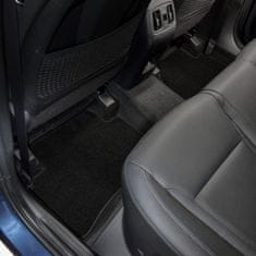 J&J Automotive PREMIUM BLACK velurové autokoberce pro Audi Q7 2006-2015 4ks