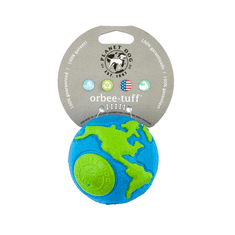 Planet Dog Orbee-Tuff Ball Zeměkoule modro/zelená M 7cm