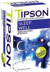 Tipson Bylinný čaj ze Srí Lanky pro dobré spaní. 20 porcí. Wellness Sleep Well