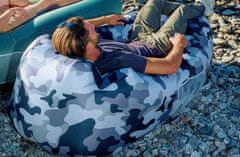 CoolCeny Nafukovací sedačka - Lazy BAG - Maskáčová zelená
