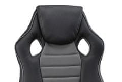 Hawaj Kancelářská židle Racing Deluxe šedo-černé