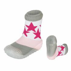 Sterntaler barefoot ponožkoboty dětské růžové, hvězdičky 8361910, 24