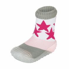 Sterntaler barefoot ponožkoboty dětské růžové, hvězdičky 8361910, 24