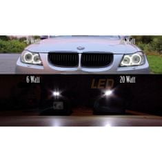 motoLEDy 2ks LED žárovka pro BMW E90 kroužky, 480lm Bílá