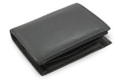 Arwel Černá kožená peněženka Danielle