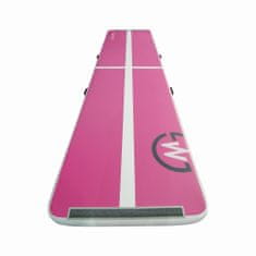 Master Airtrack nafukovací žíněnka 400 x 100 x 10 cm - růžová-bílá
