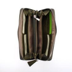 Gianni Conti Zelená dámská kožená peněženka Gianni Conti