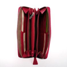 Gianni Conti Růžová dámská kožená peněženka Gianni Conti